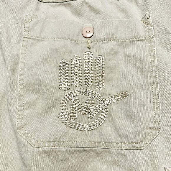 Mizkeen Originals | Men | Vintage 90s Y2K Khaki Cargo Shorts | Size 40 - Picture 9 of 11